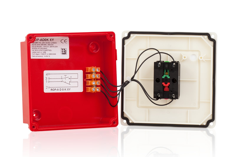 ROP-AD RĘCZNY OSTRZEGACZ POŻAROWY : AFG Elektronika Przemysłowa