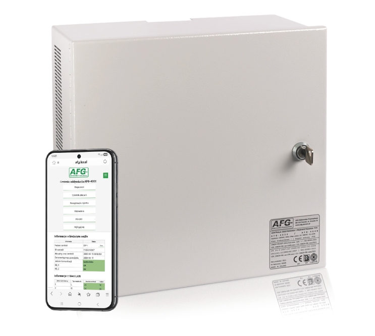 Seria AFG-4000 CENTRALE ODDYMIANIA : AFG Elektronika Przemysłowa